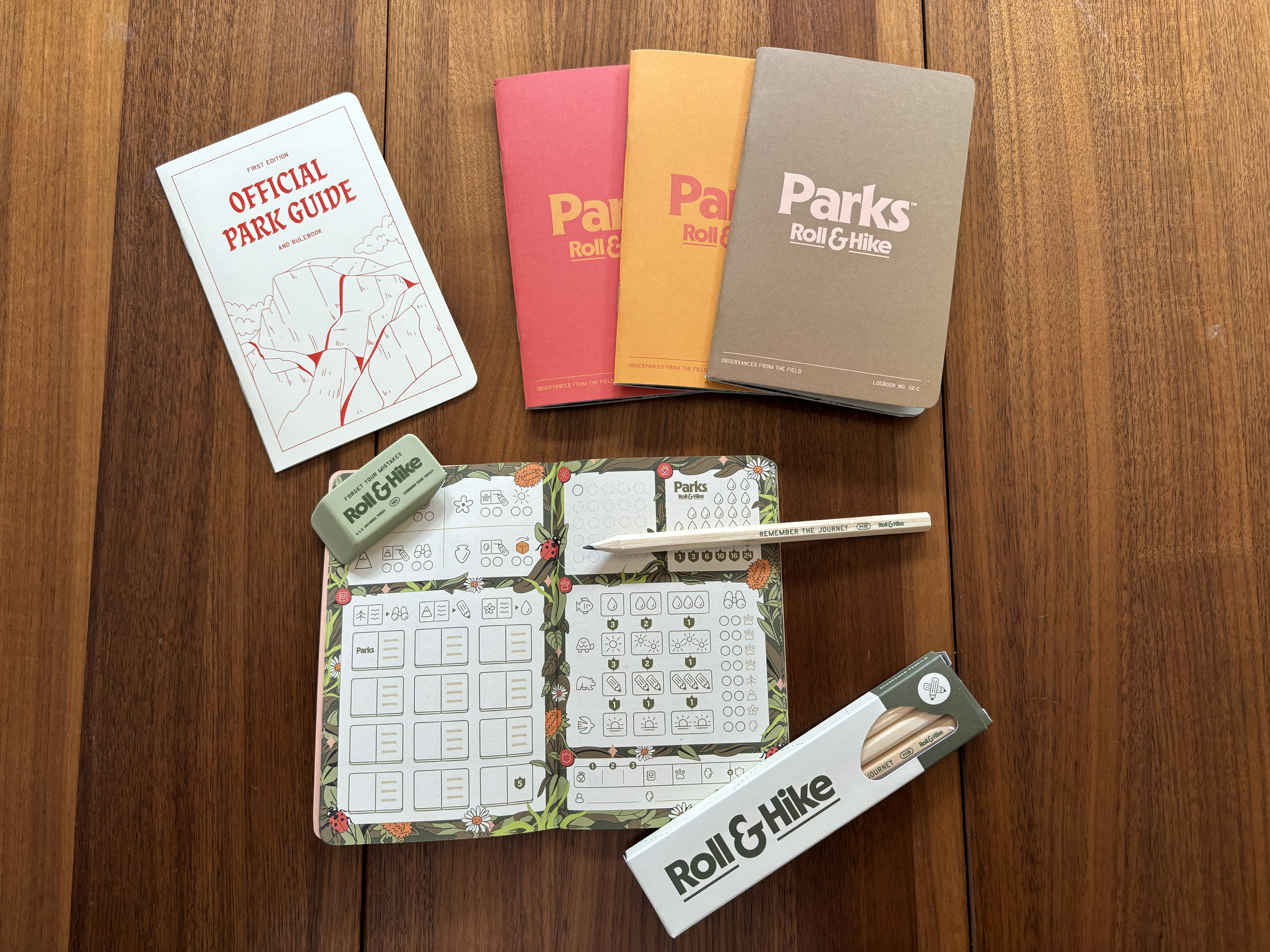 Parks: Roll & Hike components